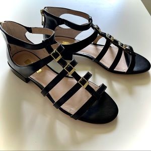 strappy buckled zip-up sandals✨ HOT!!